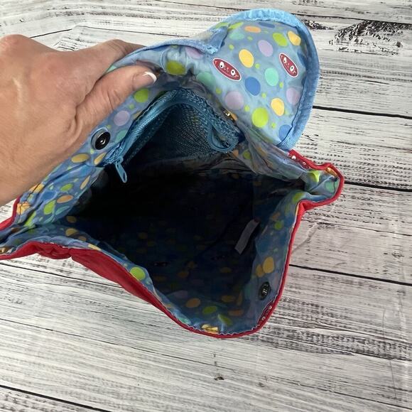 Yottoy Jack Frog Go Go Red Blue Green Back Pack Primary Colors Toddler Pockets - Picture 12 of 12